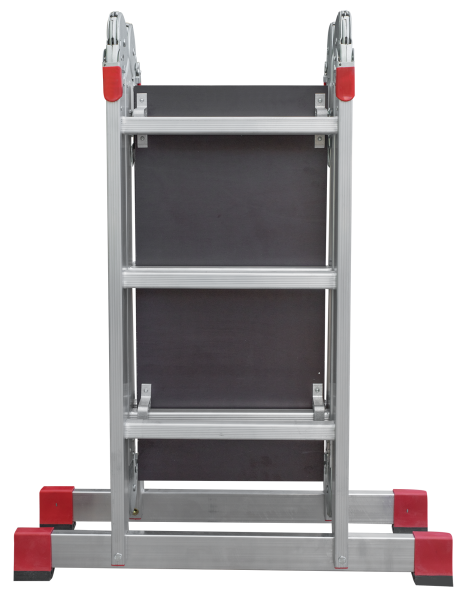 Лестница-трансформер профессиональная 4x3 ступеней с помостом ширина 500 мм NV3331 Новая высота 3331403