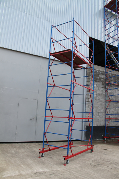 Вышка-тура ВС стальная 1+3 высота до помоста 4,6 м площадка 1,2x2 м