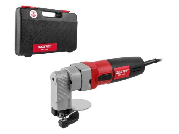 Ножницы листовые WORTEX EMS 2550 в чем. 500 Вт, 1800 ход./мин., 3 м кабель 