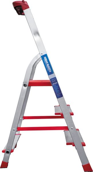 Стремянка профессиональная алюминиевая 3 ступени 130 мм органайзер NV3118 Новая высота 3118103