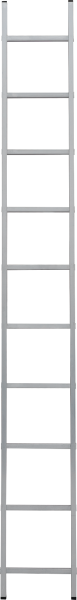 Лестница алюминиевая односекционная 10 ступеней NV121 Новая высота 1210110