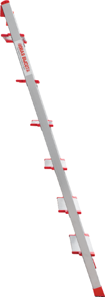 Лестница профессиональная алюминиевая односекционная 6 ступеней 130 мм NV3217 Новая высота 3217106