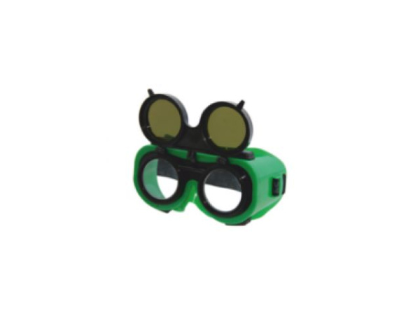 Очки закрытые СОМЗ ЗНД2-Г1 "Адмирал" PL (PL - ударопрочное стекло с зашитой от истирания и царапин, непрямая вентиляция, светофильтр - 5)