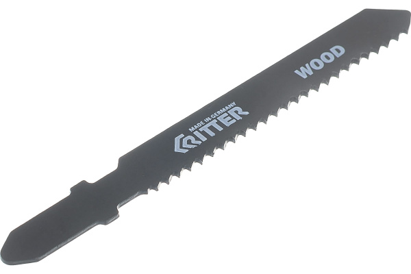 Пилки для лобзиков по дереву 75/50 мм грубый быстрый рез (2 шт.) ГЕРМАНИЯ Ritter 3108-2