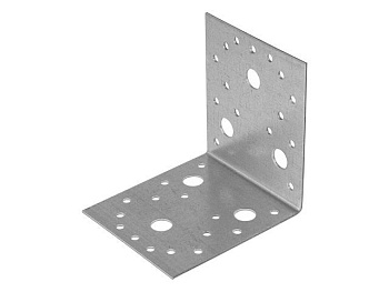 90х100х100 мм 2,5 мм Уголок крепежный KU белый цинк (10 шт.)