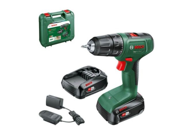 Аккумуляторная дрель-шуруповерт BOSCH EasyDrill 18V-40 в кейсе 