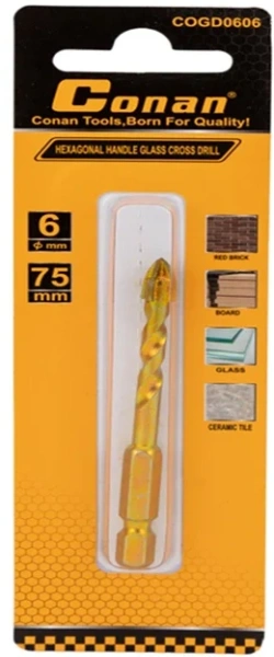 6,0 мм Сверло по стеклу и керамике CONAN COGD0606