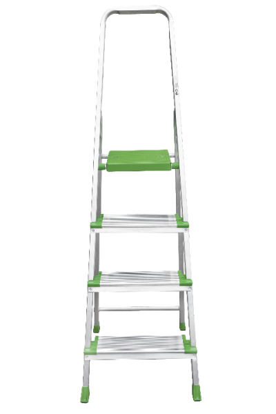 Стремянка алюминиевая 4 ступени 130 мм NV 2117 Новая высота  2117104