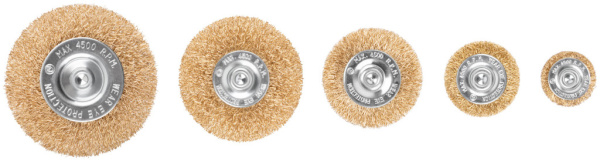 Набор щеток для дрели 5 шт. «Плоская» латунь Cutop Profi 82-925