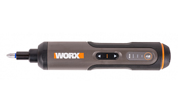 Аккумуляторная отвертка WORX WX240 4В 5 Нм 15 А*ч набор оснастки