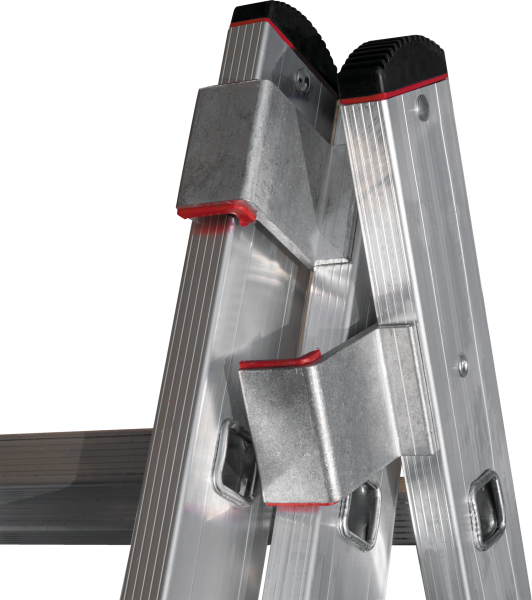 Лестница профессиональная алюминиевая трёхсекционная 3х10 ступеней NV3230 Новая высота 3230310