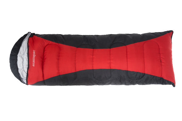 Спальный мешок ACAMPER HYGGE 2*200г/м2 (black-red)