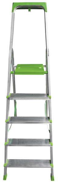 Стремянка алюминиевая 5 ступеней с органайзером NV2115 Новая высота 2115105
