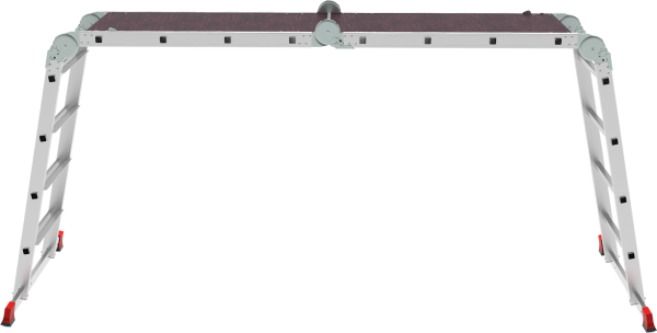 Лестница-трансформер профессиональная 4x4 ступеней 80 мм с помостом ширина 500 мм NV3334 Новая высота 3334404