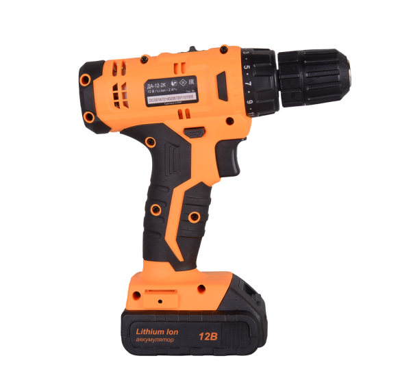 Дрель-шуруповерт аккумуляторная ДА-12-2к (Li-ion) (2,0 А/ч) Вихрь