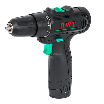 Дрель-шуруповерт аккумуляторная DWT ABSP-12 NF-2 BMC