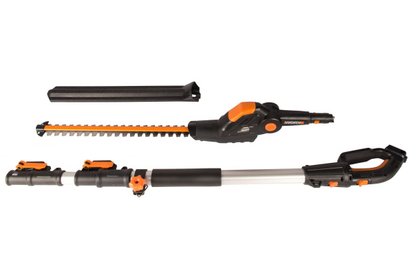 Кусторез аккумуляторный телескопический WORX WG252E.9, 20В, 45см, без АКБ и ЗУ