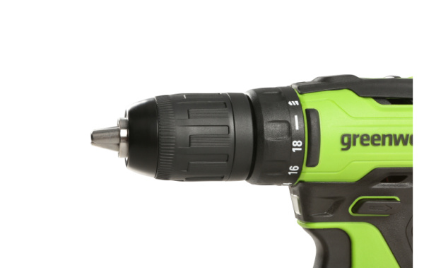 Дрель-шуруповерт аккумуляторная Greenworks GD24DD35 24В