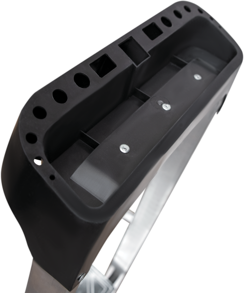 Стремянка алюминиевая 3 ступени с органайзером NV1115 Новая высота 1115103