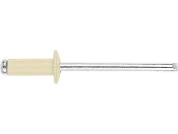 3,2x8 мм Заклепка вытяжная алюминий/сталь RAL 1015 светлая слоновая кость (250 шт.)