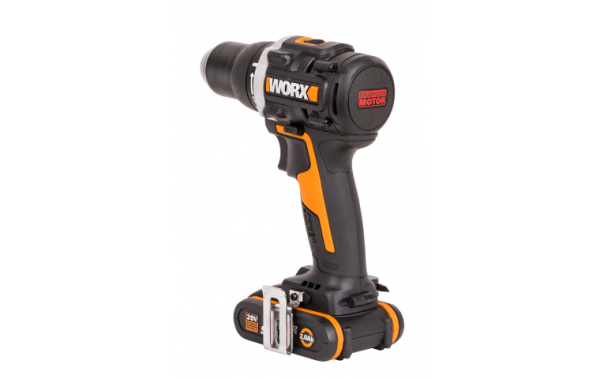 Аккумуляторный шуруповерт бесщеточный WORX WX102, 20В, 60Нм, 2Ач х 2, кейс