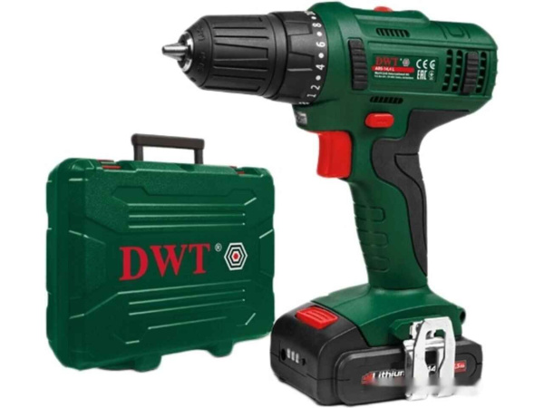 Дрель аккумуляторная DWT ABS-14.4 L-2 BMC