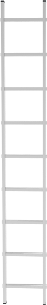 Лестница алюминиевая односекционная  9 ступеней NV 221 Новая высота 2210109