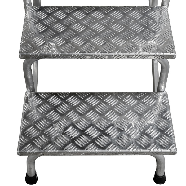 Подставка монтажная профессиональная с 4 широкими ступенями 240 мм и 2 поручнями NV3712 Новая Высота 3712104