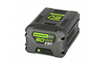 Батарея аккумуляторная Greenworks G60B5, 60В, 5 А/ч Li-ion