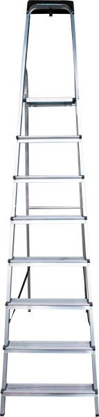 Стремянка алюминиевая 8 ступенией с органайзером NV1115 Новая высота 1115108
