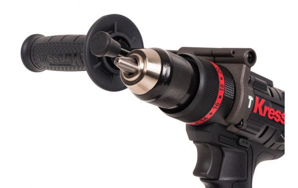 Дрель-шуруповерт аккумуляторная бесщеточная ударная Kress KUС35 20В 150Нм 4Ач х 2 ЗУ 6А кейс