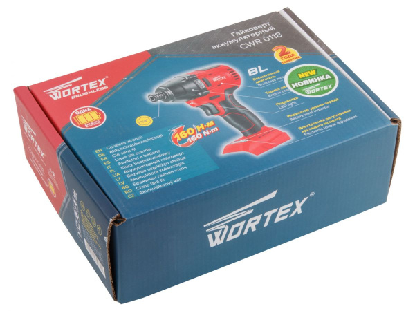 Аккум. ударный гайковерт WORTEX CWR 0118