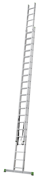 Лестница алюминиевая двухсекционная 2x21 ступеней NV2220 Новая высота 2220221