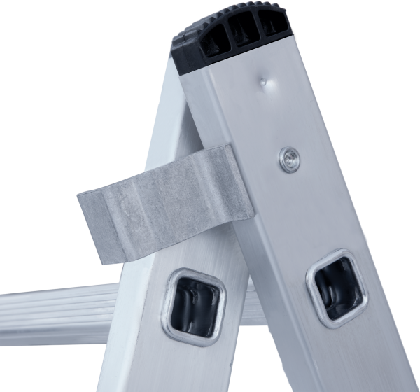 Лестница алюминиевая двухсекционная 2x16 ступеней NV1220 Новая высота 1220216