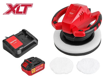 Аккумуляторная полировальная машина WORTEX CPM 2518 E в кор. ALL1 XLT с акб и з/у SET 