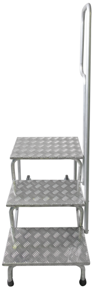 Подставка монтажная профессиональная с 3 широкими ступенями 240 мм и поручнем NV3711 Новая высота 3711103