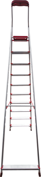 Стремянка профессиональная алюминиевая 10 ступеней 130 мм органайзер NV3118 Новая высота 3118110