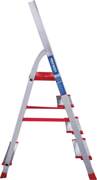 Стремянка профессиональная алюминиевая 4 ступени 130 мм NV3117 Новая высота 3117104