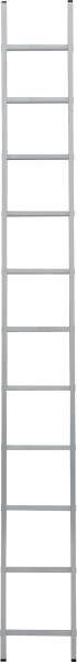 Лестница алюминиевая односекционная 11 ступеней NV 121 Новая высота 1210111