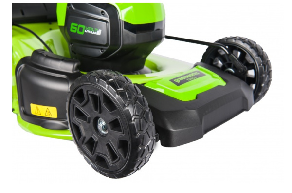 Газонокосилка аккумуляторная самоходная GreenWorks GD60LM46SP 46см 60В