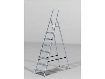 Стремянка одностороняя 1,69 м алюминиевая 8 ступеней STARTUL ST9940-08