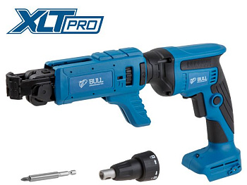 Аккумуляторный ленточный шуруповерт BULL CAS 1844 в кор. SOLO, XLTpro, БЕСЩЕТ., 18 В, 4400 об/мин, 57 мм 