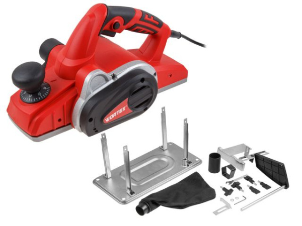Рубанок электрический WORTEX PL 3010 в кор. 1200 Вт, шир. до 110 мм, глуб. до 3,1 мм 