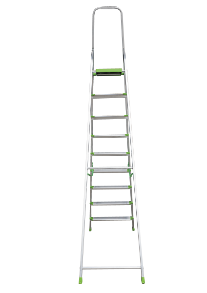 Стремянка алюминиевая 9 ступеней 130 мм NV 2117 Новая высота  2117109