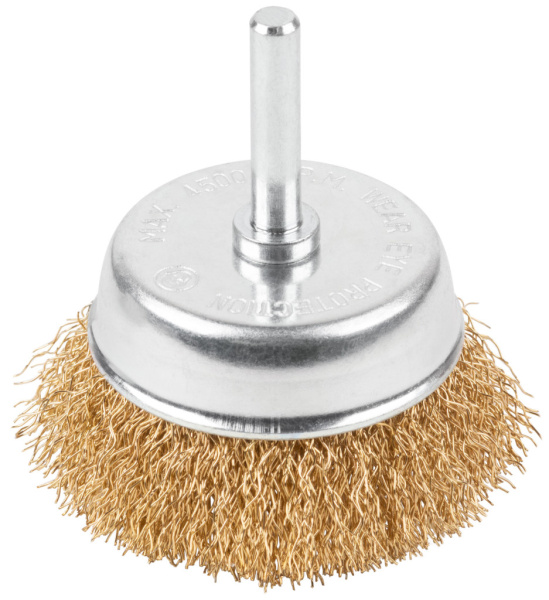 65 мм Щетка для дрели «Чашка» латунь Cutop Profi 82-534