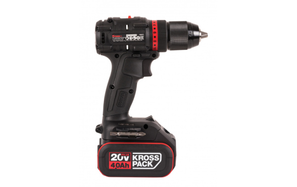 Дрель-шуруповерт аккумуляторная бесщеточная Kress KUA71 20В 60Нм 4Ач х 2 ЗУ 6А кейс