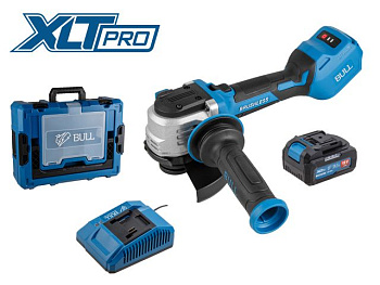 Аккум. углошлифмашина BULL CSG 1812-1 SR Xcase XLTpro 1x4 Ач БЕСЩЕТ, 125 мм, рег. об., 10 000 об/мин 