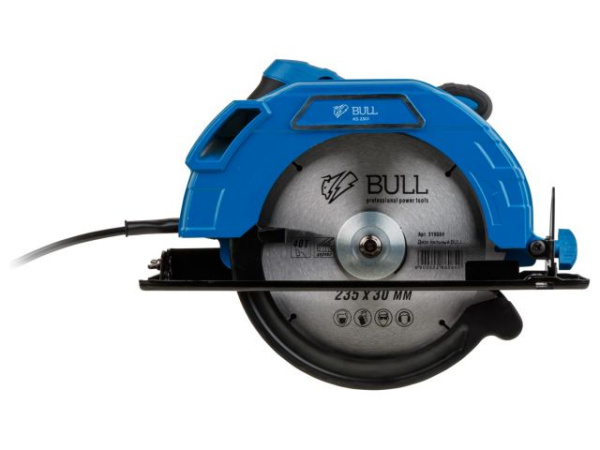 Циркулярная пила BULL KS 2301 в кор. (2200 Вт, 235х30 мм, до 80 мм)