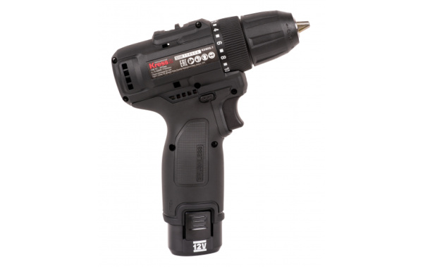 Аккумуляторный бесщеточный шуруповерт Kress KU202.1, 12В, 2Ач х 2, кейс
