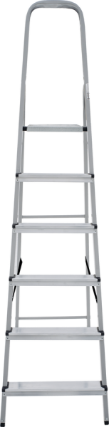 Стремянка алюминий-сталь 6 ступеней NV1130 Новая высота 1130106